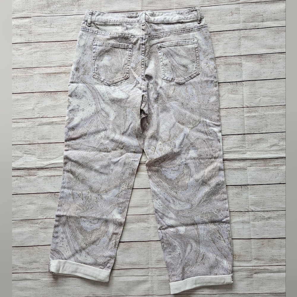 LOGO Printed Boyfriend Jean - Picture 4 of 9